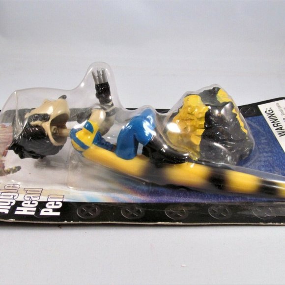 Marvel 2003 Wolverine Jiggle Head Pen with Stand - Picture 8 of 12